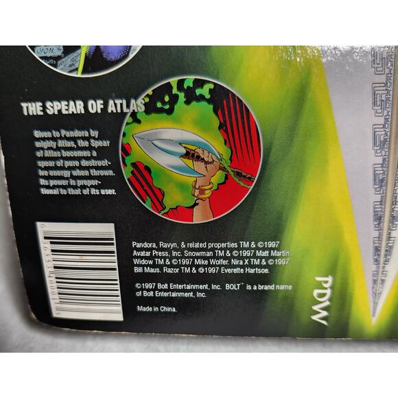 Pandora Bolt Avatar Variant Troll & Toad Exclusive Action Figure Sealed 1997 - Picture 9 of 12